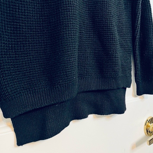 SOLD Wilfred Free Isabelli Sweater XS 100% Merino Wool Black - Picture 7 of 10